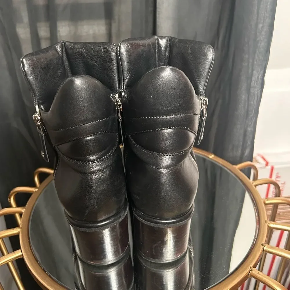 Chanel Quilted Ankle Boots